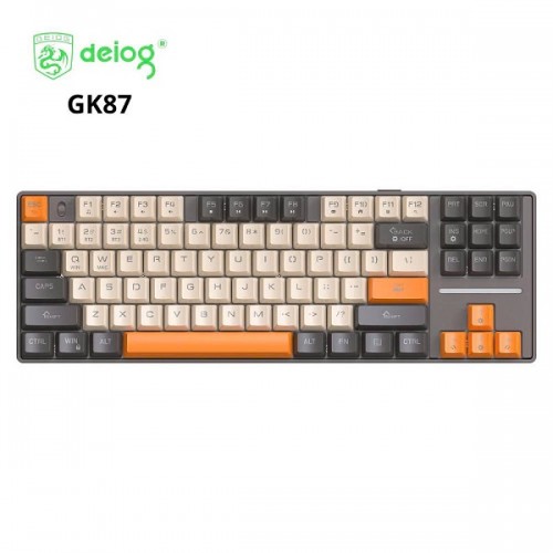 Bàn phím cơ không dây bluetooth 3 chế độ DEIOG GK87