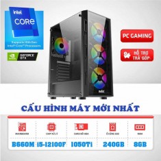 PC GAMING Thế Hệ 12 CPU i5 12100F GTX 1050Ti B660M SSD 240G RAM 8G